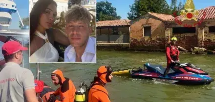 Scontro in laguna a Venezia, lei dispersa e il marito in fin di vita