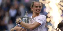 Tennis, Zverev batte Shelton e vince gli US Open