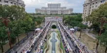 Bucarest entra nel Guinness con tavolata-record di 5 chilometri