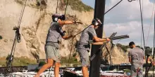 America's Cup: Luna Rossa raggiunge gli altri team a Nisida