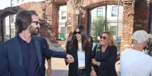 Del Vecchio e Soldati in Tribunale mano nella mano: 'Siamo una famiglia'