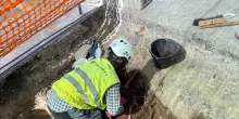 A Montesano sulla Marcellana due tombe emergono dagli scavi Enel
