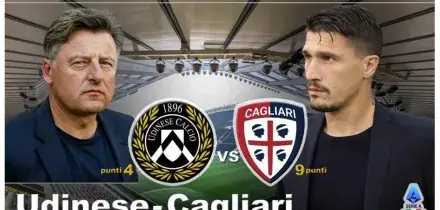 Serie A: Udinese-Cagliari in campo sabato alle 15 DIRETTA
