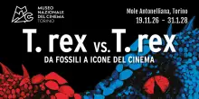 Sfida tra due dinosauri T. rex nel cuore della Mole Antonelliana