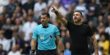 Premier: il Tottenham perde ancora, De Zerbi bacchetta i giocatori
