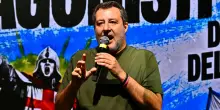 Salvini a Pontida: 'La Lega vince solo se &egrave; forte e unita, da Nord a Sud'
