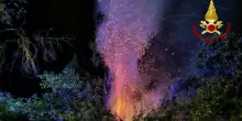 Due incendi e caduta albero a Monteriggioni a causa dei fulmini