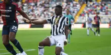 Udinese: Gueye operato alla caviglia, stop di tre mesi