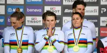 Mondiali di ciclismo, azzurri d'oro nella staffetta mista