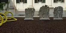 Le sculture restaurate di Consagra e di Mattiacci nel nuovo giardino della Gnamc