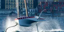America's Cup: a Luna Rossa senior la prima prova di giornata, disastro New Zealand