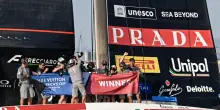 Luna Rossa batte New Zealand e vince la regata preliminare di Napoli