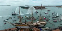 Arriva la Amerigo Vespucci, Venezia prepara il saluto dall'acqua