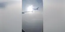 Un jet scorta per il volo papale da Lourdes a Metz