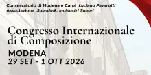 A Modena 'Mondi che ascoltano', congresso sulla composizione musicale