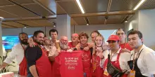 F1: A Monza arriva la 'pizza Antonelli', Kimi la assaggia '&egrave; deliziosa'