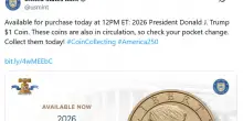 The Donald sulla moneta da 1 dollaro, &egrave; il primo presidente Usa in carica