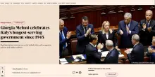 Ampio spazio sul Financial Times al record di longevit&agrave; del governo Meloni, 'resta il nodo crescita'