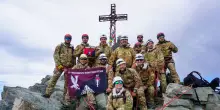 Guastatori alpini 'Taurinense' in vetta al Monviso, concluso addestramento