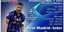 Champions League: Real Madrid-Inter in campo marted&igrave; alle 21 DIRETTA