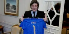 Tajani, ho regalato a Milei una maglietta della nazionale