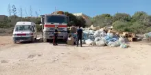 Sequestrata area di rifiuti accanto all'hotspot di Lampedusa