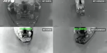 Gli Usa diffondo immagini di un attacco a cinque petroliere iraniane