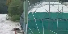 Maltempo in Liguria, esonda il torrente Lavagna in provincia di Genova
