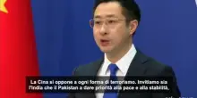 Cina: pronti a ruolo costruttivo per de-escalation India-Pakistan