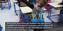 Le mense scolastiche sono sempre piu' care