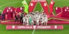 Il Bologna alza al cielo la Coppa Italia: il video