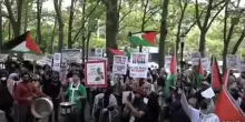 A New York manifestazione pro-Palestina per anniversario Nakba