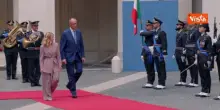 Meloni riceve Cancelliere Tedesco Merz a Palazzo Chigi