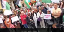 Gaza, protesta davanti a Montecitorio: "Vergogna, stop al genocidio"