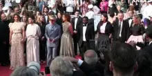 Cannes, l'arrivo della giuria per la cerimonia di chiusura