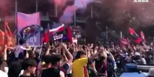 Bologna, e' il giorno della grande festa per la Coppa Italia