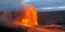 Hawaii, spettacolari fontane di lava dal vulcano Kilauea