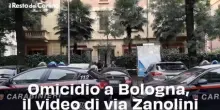 Omicidio a Bologna, il video di via Zanolini