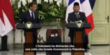 Indonesia: pronti a riconoscere Israele se Israele riconosce Palestina