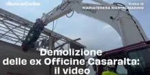 Demolizione delle ex Officine Casaralta: il video