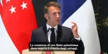 M.O., Macron: riconoscimento Palestina è una necessità politica
