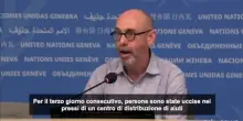 Gaza, Onu: attacchi a civili ai centri alimentari "crimine di guerra"