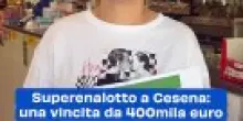 Superenalotto a Cesena: il video della vincita da 400mila euro