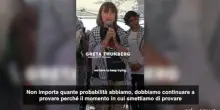 Greta Thunberg in barca verso Gaza per portare aiuti