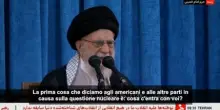 Iran, Khamenei: solo noi decidiamo sull'arricchimento dell'uranio