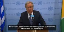 Guterres (Onu): nel 2024 uccisi 168 nostri colleghi