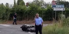 Furgone contro scooter nel Milanese, grave un motociclista