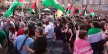Il video della protesta pro Palestina alla cerimonia Unibo in piazza Maggiore