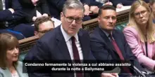 Starmer condanna la violenza "insensata" in Irlanda del Nord