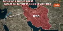 Israele attacca sistema missilistico superficie-superficie Iran, ecco lo schema diffuso dall'Idf